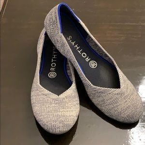 Rothy’s Gray Round Toe Flats